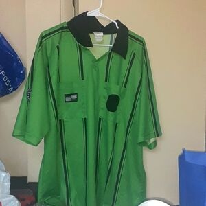 OFFICAL SPORTS U.S.SOCCER FEDERATION REFEREE PROGRAM XXL SHIRT EXCELLENT CONDITI